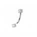 Piercing Microbell Curvo Modelo 10 Aço 316L Piercing Microbell Curvo Modelo 10 Aço 316L